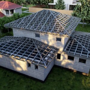 Вальмовая кровля 230м2