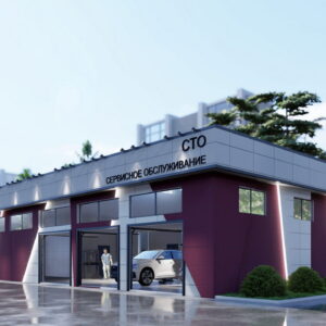 ЛСТК каркас быстровозводимого СТО AG 181