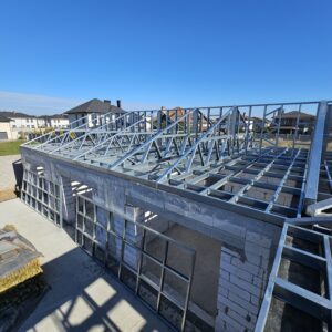 Кровля с перекрытием 375 м2